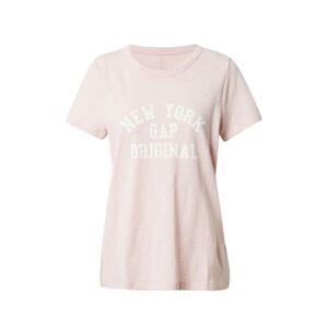 GAP Tričko  pink / bílá