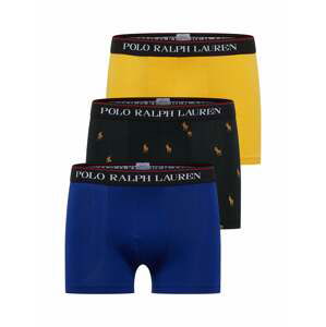 Polo Ralph Lauren Boxerky  modrá / tmavě žlutá / černá / bílá