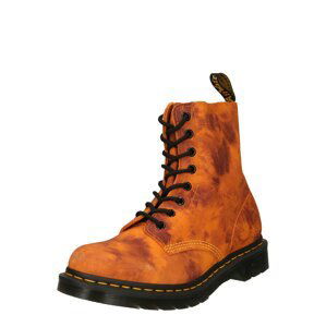 Dr. Martens Šněrovací kozačky 'Pascal'  hnědá / oranžová / černá