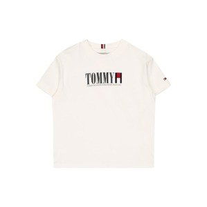 TOMMY HILFIGER Tričko  námořnická modř / červená / bílá