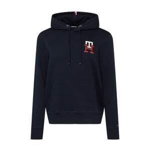 TOMMY HILFIGER Mikina  námořnická modř / ohnivá červená / bílá