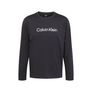 Calvin Klein Performance Funkční tričko  černá / bílá