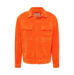 Calvin Klein Jeans Přechodná bunda  svítivě oranžová