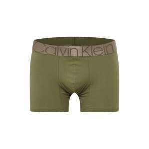 Calvin Klein Underwear Boxerky  šedobéžová / zelená