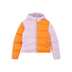 NAME IT Zimní bunda  oranžová / purpurová