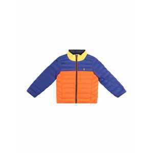 Polo Ralph Lauren Přechodná bunda 'TERRA'  modrá / tmavě oranžová / žlutá