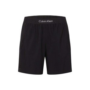 Calvin Klein Performance Sportovní kalhoty  černá / šedá