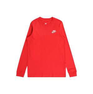 Nike Sportswear Tričko 'Futura'  světle červená / bílá