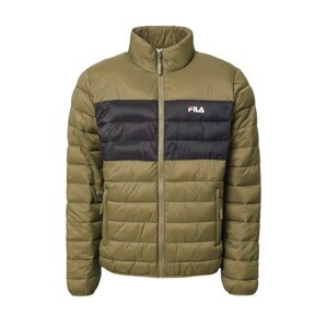 FILA Přechodná bunda 'Bitola'  khaki / černá / bílá