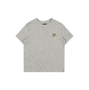 Lyle & Scott Tričko  žlutá / šedý melír / černá