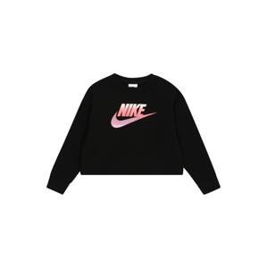 Nike Sportswear Mikina  orchidej / korálová / černá / bílá