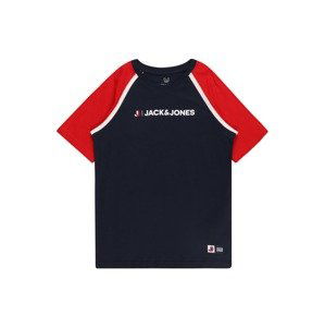 Jack & Jones Junior Tričko  námořnická modř / červená / bílá