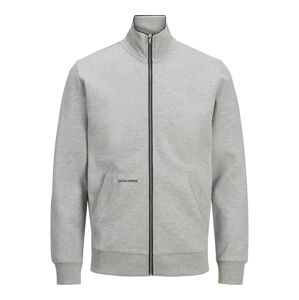 Jack & Jones Plus Mikina 'Aiden'  světle šedá / tmavě šedá