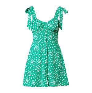 River Island Letní šaty  trávově zelená / bílá