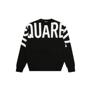 DSQUARED2 Mikina  černá / bílá