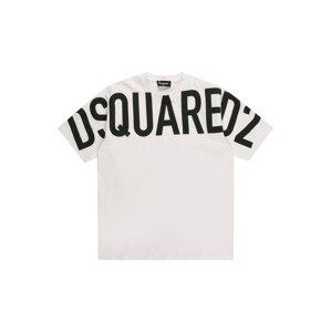 DSQUARED2 Tričko  černá / bílá