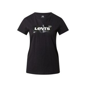 LEVI'S Tričko 'THE PERFECT TEE BLACKS'  černá / bílá