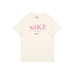 Nike Sportswear Tričko  světle béžová / malinová / světle růžová