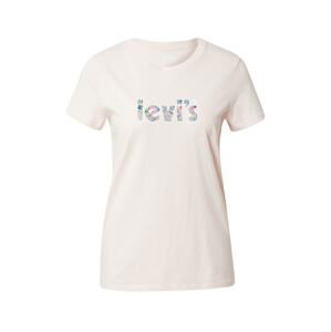 LEVI'S Tričko 'THE PERFECT TEE REDS'  modrá / růže / světle růžová / bílá