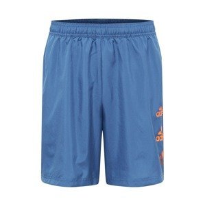 ADIDAS SPORTSWEAR Sportovní kalhoty  kouřově modrá / oranžová