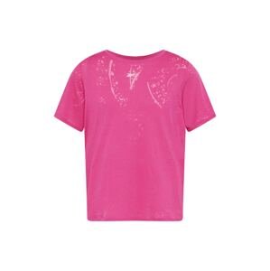 Reebok Sport Funkční tričko 'Burnout'  pink / starorůžová / bílá