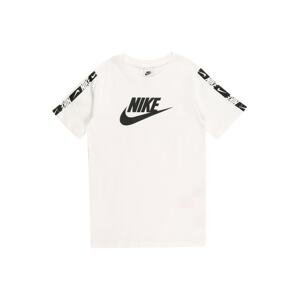 Nike Sportswear Tričko  černá / bílá