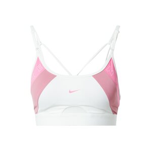 NIKE Sportovní podprsenka  krémová / bobule / fuchsiová