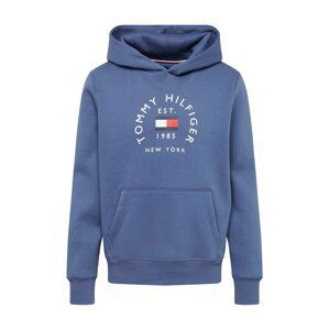 TOMMY HILFIGER Mikina  modrá / bílá