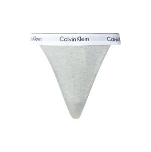 Calvin Klein Underwear Tanga  šedý melír / černá / bílá