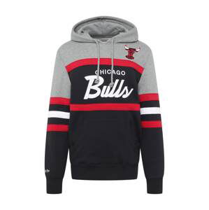 Mitchell & Ness Mikina  šedá / červená / černá