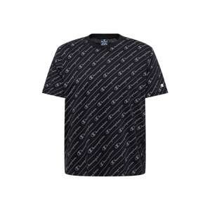 Champion Authentic Athletic Apparel Tričko  kouřově modrá / černá