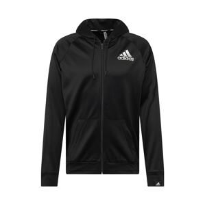 ADIDAS SPORTSWEAR Sportovní mikina 'Bos'  černá / bílá