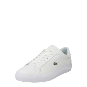 LACOSTE Tenisky 'POWERCOURT'  světle zelená / bílá