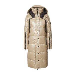 RINO & PELLE Zimní kabát  béžová / černá