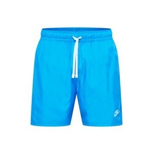 Nike Sportswear Kalhoty  světlemodrá / bílá