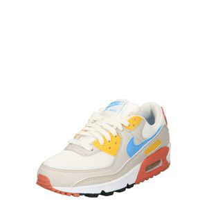 Nike Sportswear Tenisky 'Air Max 90'  tyrkysová / zlatě žlutá / světle šedá / bílá