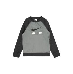 Nike Sportswear Mikina  tmavě šedá / černá / bílá