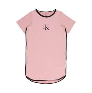 Calvin Klein Underwear Noční košilka  růžová / černá