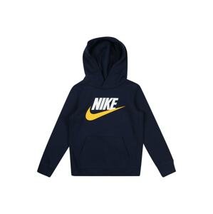 Nike Sportswear Mikina  námořnická modř / bílá / žlutá