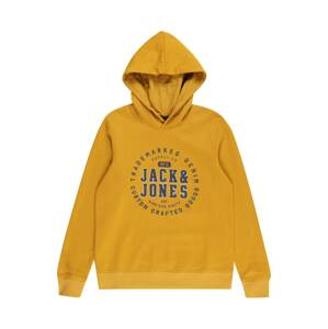 Jack & Jones Junior Mikina  námořnická modř / hořčicová / bílá