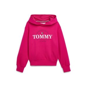 TOMMY HILFIGER Mikina  námořnická modř / malinová / bílá