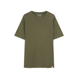 Pull&Bear Tričko  khaki