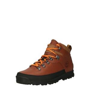 TIMBERLAND Šněrovací boty 'World Hiker'  okrová / světle hnědá / svítivě oranžová / černá