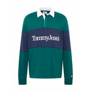 Tommy Jeans Tričko  námořnická modř / smaragdová / červená / bílá