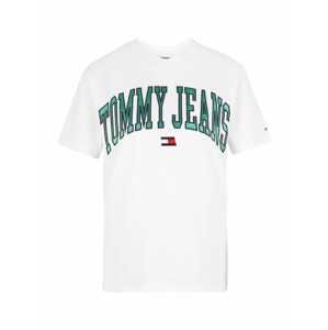 Tommy Jeans Tričko  režná / námořnická modř / nefritová / jasně červená
