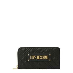 Love Moschino Peněženka  zlatá / černá