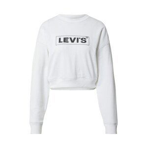 LEVI'S Mikina  bílá / černá