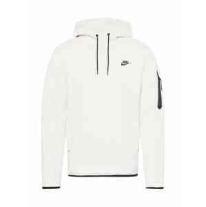 NIKE Sportovní mikina  černá / offwhite