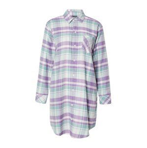 Lauren Ralph Lauren Noční košilka  mátová / fialová / bílá