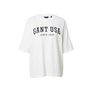 GANT Oversized tričko  námořnická modř / bílá